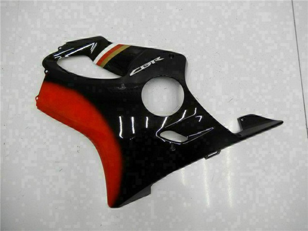 Lojas Kits Carenagem Moto Honda CBR600 F4i 2001-2003 - Vermelho Preto Brilhante