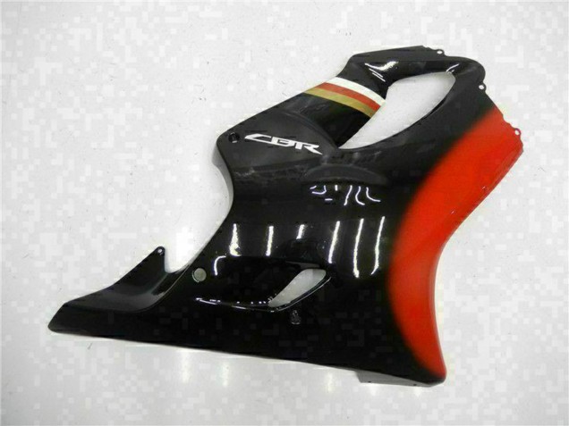 Lojas Kits Carenagem Moto Honda CBR600 F4i 2001-2003 - Vermelho Preto Brilhante