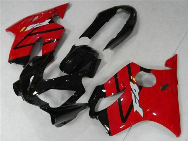 Lojas Carenagem Moto Honda CBR600 F4i 2004-2007 - Vermelho Preto Brilhante