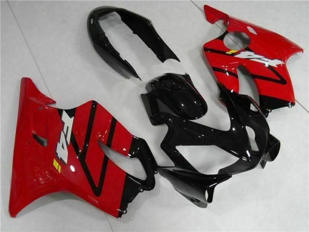 Lojas Carenagem Moto Honda CBR600 F4i 2004-2007 - Vermelho Preto Brilhante