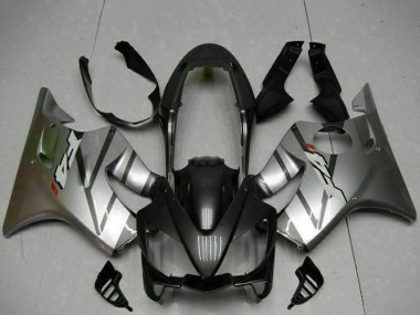 Lojas Carenagens Moto Honda CBR600 F4i 2004-2007 - Prata Preto Fosco