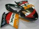 Lojas Carenagem Moto Honda CBR1100XX Blackbird 1996-2007 - Laranja Branco Vermelho Preto Brilhante Repsol