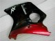 Lojas Kit Carenagens Moto Honda CBR1100XX Blackbird 1996-2007 - Preto Brilhante Vermelho Chama
