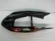 Lojas Kit Carenagens Moto Honda CBR1100XX Blackbird 1996-2007 - Preto Brilhante Vermelho Chama