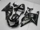 Lojas Carenagens Moto Suzuki GSXR 600/750 2001-2003 - Preto Brilhante Prata Chama