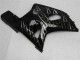 Lojas Carenagens Moto Suzuki GSXR 600/750 2001-2003 - Preto Brilhante Prata Chama