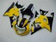Lojas Carenagens Moto Suzuki GSXR 600/750 2001-2003 - Amarelo Azul Escuro Preto Brilhante