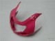 Lojas Carenagens Moto Suzuki GSXR 600/750 2001-2003 - Rosa Prata Preto Brilhante