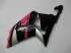 Lojas Carenagens Moto Suzuki GSXR 600/750 2001-2003 - Rosa Prata Preto Brilhante