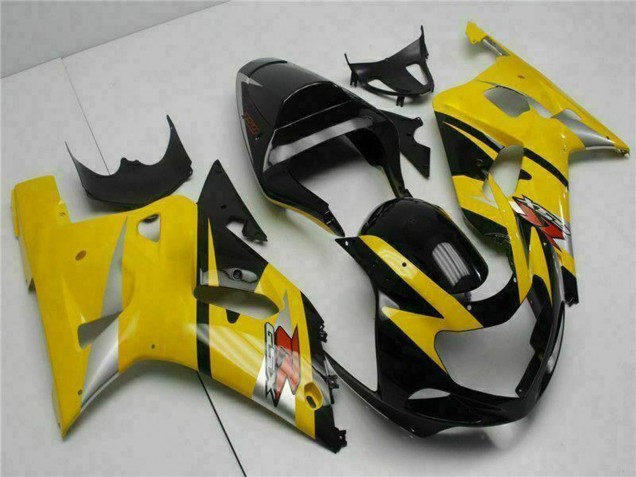 Lojas Carenagens Moto Suzuki GSXR 600/750 2001-2003 - Amarelo Preto