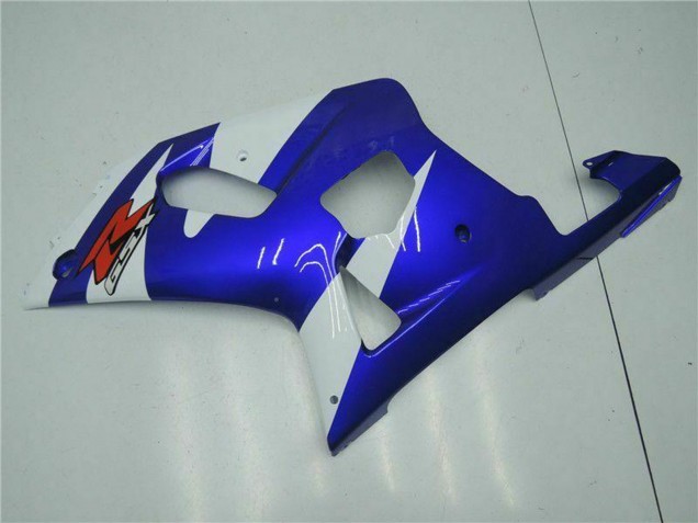Lojas Carenagens Moto Suzuki GSXR 600/750 2001-2003 - Branco Azul Preto