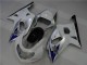 Lojas Carenagens Moto Suzuki GSXR 600/750 2001-2003 - Branco Prata Azul Preto