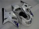 Lojas Carenagens Moto Suzuki GSXR 600/750 2001-2003 - Branco Prata Azul Preto