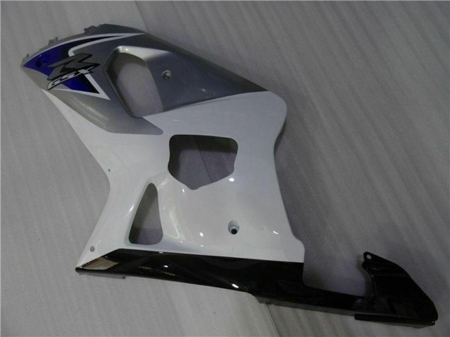 Lojas Carenagens Moto Suzuki GSXR 600/750 2001-2003 - Branco Prata Azul Preto