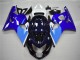 Lojas Carenagem Moto Suzuki GSXR 600/750 2004-2005 - Branco Azul Preto