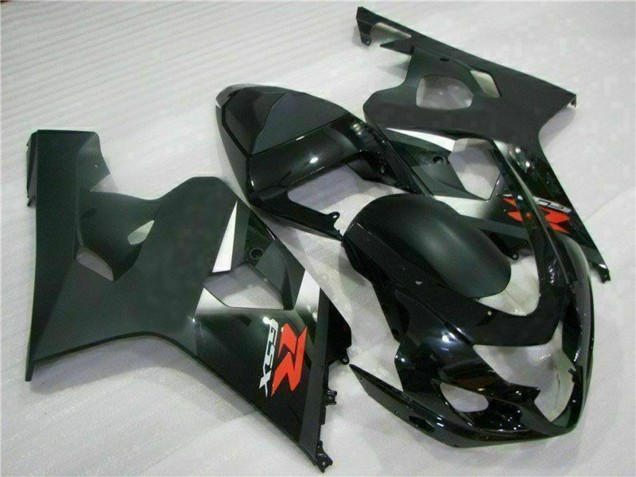 Lojas Carenagens Moto Suzuki GSXR 600/750 2004-2005 - Preto Brilhante Preto Fosco Vermelho Decal
