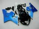 Lojas Carenagens Moto Suzuki GSXR 600/750 2004-2005 - Branco Azul Preto