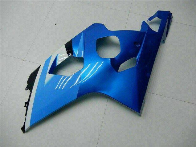 Lojas Carenagens Moto Suzuki GSXR 600/750 2004-2005 - Branco Azul Preto