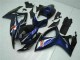 Lojas Carenagens Moto Suzuki GSXR 600/750 2006-2007 - Preto Brilhante Azul