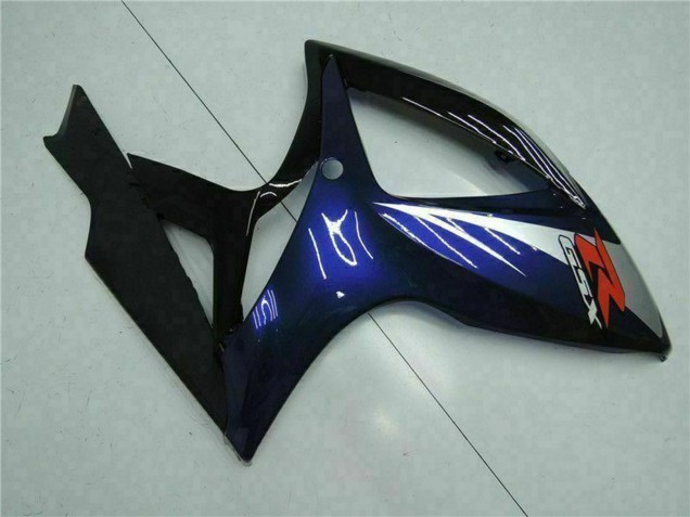Lojas Carenagens Moto Suzuki GSXR 600/750 2006-2007 - Preto Brilhante Azul