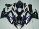 Lojas Carenagens Moto Suzuki GSXR 600/750 2006-2007 - Preto Brilhante Azul