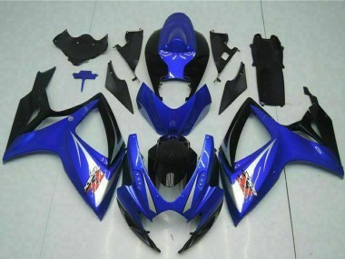 Lojas Carenagens Moto Suzuki GSXR 600/750 2006-2007 - Azul Branco Preto Brilhante Vermelho