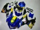 Lojas Carenagens Moto Suzuki GSXR 600/750 2008-2010 - Azul Amarelo Tubarão