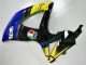 Lojas Carenagens Moto Suzuki GSXR 600/750 2008-2010 - Azul Amarelo Tubarão