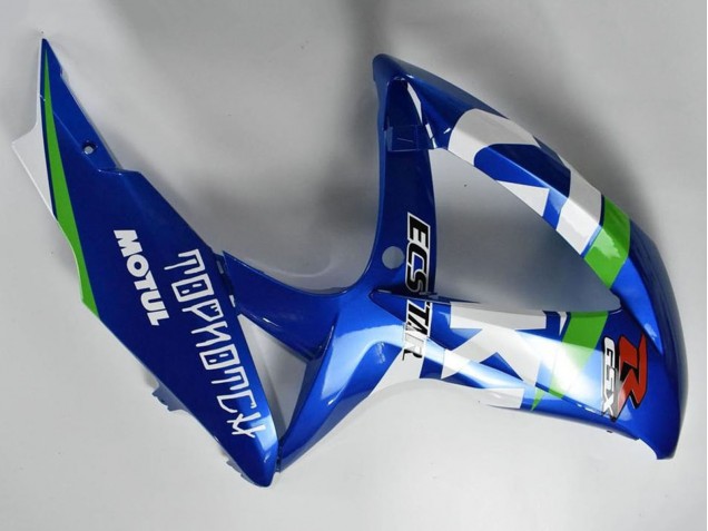 Lojas Carenagens Moto Suzuki GSXR 600/750 2008-2010 - Azul Branco Verde Preto
