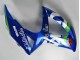 Lojas Carenagens Moto Suzuki GSXR 600/750 2008-2010 - Azul Branco Verde Preto