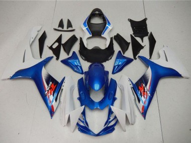 Lojas Carenagem Moto Suzuki GSXR 600/750 2011-2024 - Branco Azul Preto Vermelho