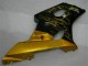 Lojas Carenagens Moto Suzuki GSXR 1000 2003-2004 - Preto Brilhante Ouro Chama