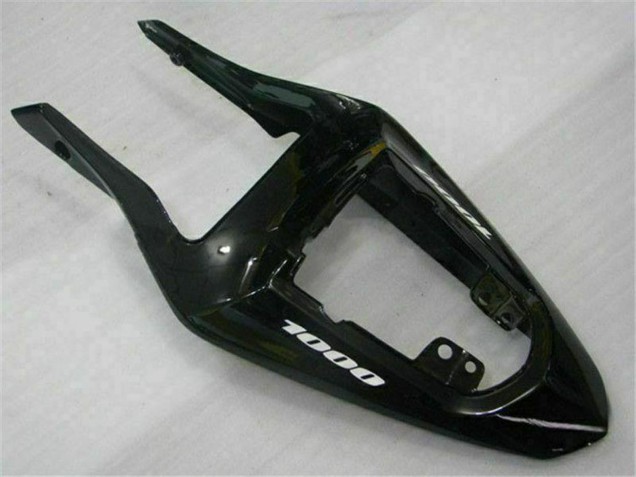 Lojas Carenagens Moto Suzuki GSXR 1000 2003-2004 - Preto Brilhante Ouro Chama
