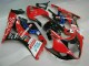 Lojas Carenagens Moto Suzuki GSXR 1000 2003-2004 - Vermelho Preto Azul Yoshimura