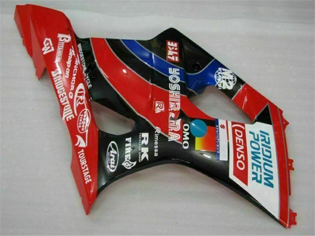 Lojas Carenagens Moto Suzuki GSXR 1000 2003-2004 - Vermelho Preto Azul Yoshimura