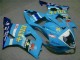 Lojas Carenagens Moto Suzuki GSXR 1000 2003-2004 - Azul Branco Amarelo Rizla