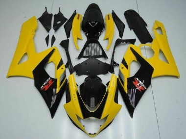 Lojas Carenagens Moto Suzuki GSXR 1000 2005-2006 - Amarelo Preto Brilhante Vermelho
