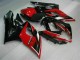 Lojas Carenagens Moto Suzuki GSXR 1000 2005-2006 - Vermelho Preto Brilhante Preto Fosco