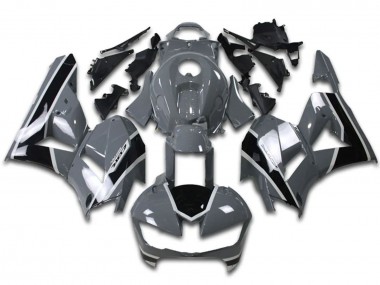 Lojas Carenagens Moto Honda CBR600RR 2013-2023 - Nardo Cinzento Preto Brilhante