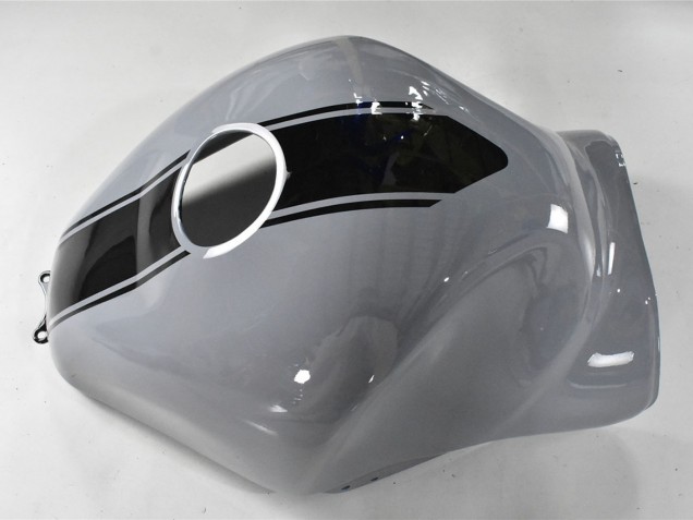 Lojas Carenagens Moto Suzuki GSXR 1300 Hayabusa 1996-2007 - Nardo Cinzento Preto No Decal