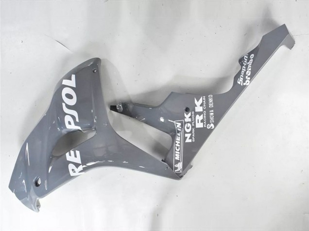 Lojas Carenagens Moto Honda CBR1000RR 2006-2007 - Nardo Cinzento Branco Repsol