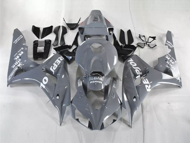 Lojas Carenagens Moto Honda CBR1000RR 2006-2007 - Nardo Cinzento Branco Repsol