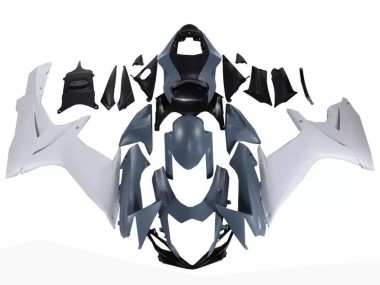Lojas Carenagens Moto Suzuki GSXR 600 / GSXR 750 2011-2024 - Nardo Cinzento Branco