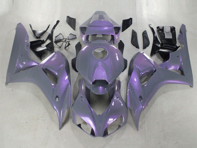 Lojas Carenagens Moto Honda CBR1000RR 2006-2007 - Camaleão Cinzento Dazz Roxo Pérola