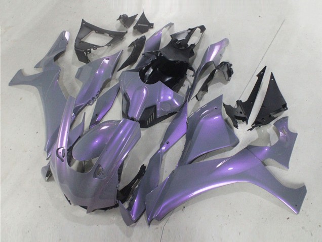 Lojas Carenagens Moto Yamaha YZF R7 2021-2024 - Camaleão Cinzento Dazz Roxo Pérola