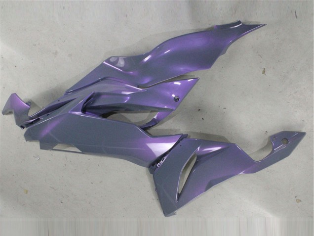Lojas Carenagens Moto Kawasaki ZX6R 2019-2022 - Camaleão Cinzento Dazz Roxo Pérola