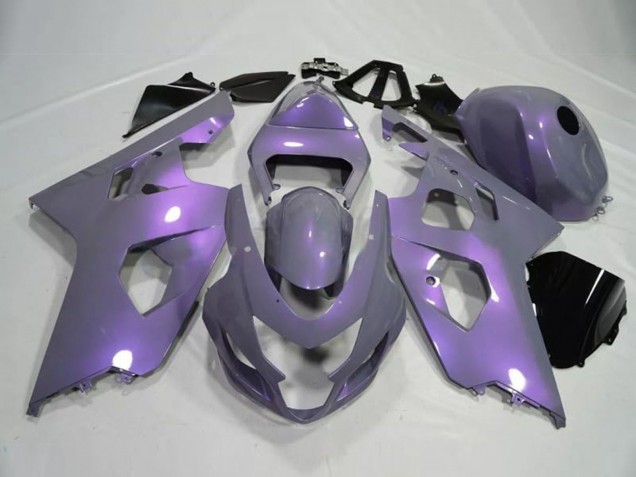 Lojas Carenagens Moto Suzuki GSXR 600 / GSXR 750 2004-2005 - Camaleão Cinzento Dazz Roxo Pérola