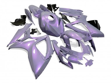 Lojas Carenagens Moto Suzuki GSXR 600 / GSXR 750 2006-2007 - Camaleão Cinzento Dazz Roxo Pérola