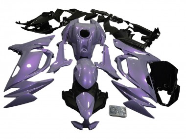 Lojas Carenagens Moto Kawasaki Ninja 650 EX650 2020-2025 - Camaleão Cinzento Dazz Roxo Pérola