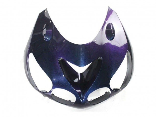Lojas Carenagens Moto Kawasaki ZX14R ZZR1400 2006-2011 - Camaleão Azul Roxo